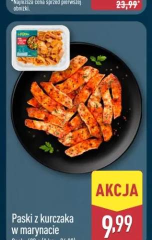 Paski z kurczaka w marynacie