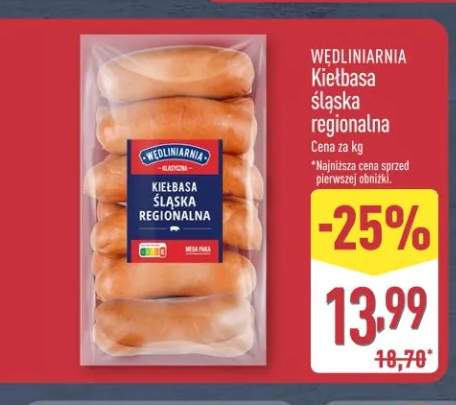 Kiełbasa śląska regionalna Wędliniarnia