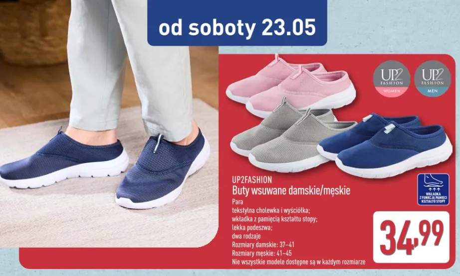 Buty wsuwane damskie UP2FASHION