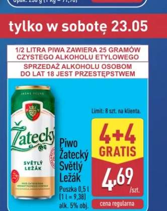 Piwo Žatecký Světlý Ležák