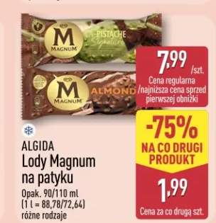 Lody na patyku ALGIDA Magnum Pistache