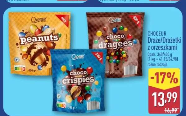 Draże z orzeszkami Choceur