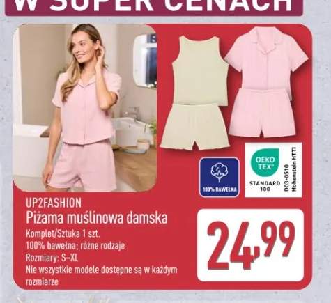 Piżama muślinowa damska UP2FASHION
