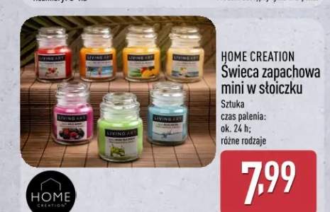 Świeca zapachowa mini w słoiczku HOME CREATION