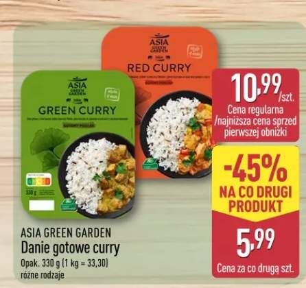 Danie gotowe Red Curry ASIA GREEN GARDEN