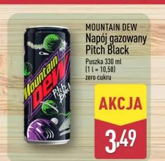 Napój gazowany MOUNTAIN DEW Pitch Black zero cukru