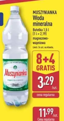 Woda mineralna magnezowo-wapniowa MUSZYNIANKA