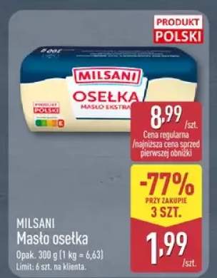 Masło osełka Milsani