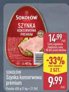 Szynka konserwowa premium Sokołów