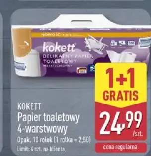 Papier toaletowy 4-warstwowy KOKETT