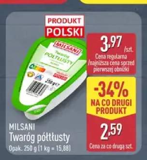Twaróg półtłusty Milsani