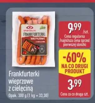 Frankfurterki wieprzowe z cielęciną Kabanos