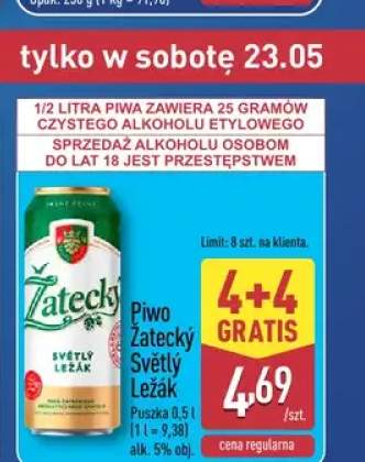 Piwo Žatecký Světlý Ležák