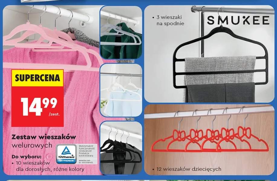 wieszaki odzieżowe
