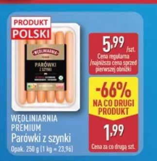 Parówki z szynki Wędliniarnia Premium
