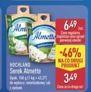 Serek Almette śmietankowy Hochland