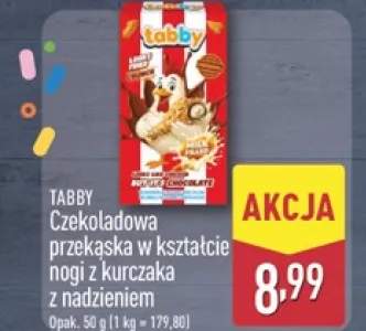 Czekoladowa przekąska w kształcie nogi z kurczaka z nadzieniem TABBY