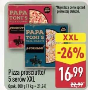 Pizza prosciutto XXL PAPA TONI'S