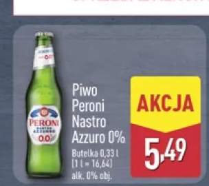 Piwo bezalkoholowe Peroni Nastro Azzuro 0%