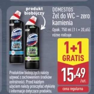 Żel do WC - zero kamienia DOMESTOS