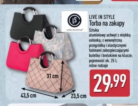 Torba na zakupy LIVE IN STYLE