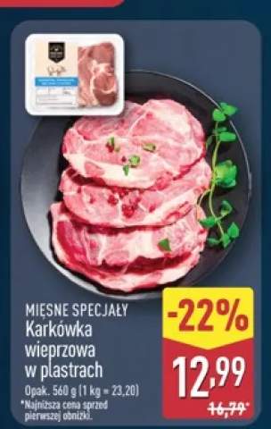 Karkówka wieprzowa w plastrach Mięsne Specjały