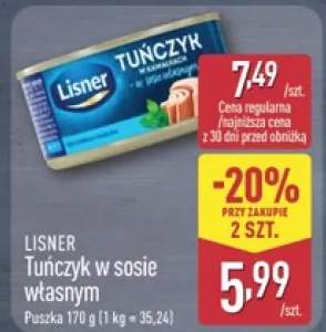 Tuńczyk w sosie własnym Lisner
