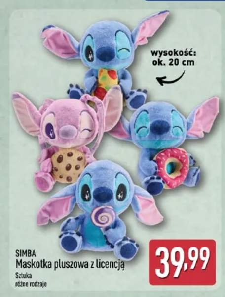 Maskotka pluszowa z licencją SIMBA wys. ok. 20cm
