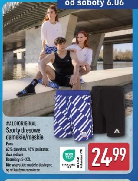 Szorty dresowe męskie #ALDIORIGINAL