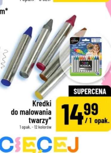 kredki do malowania twarzy