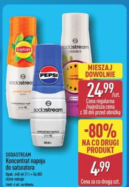 Koncentrat napoju do saturatora Pepsi Sodastream