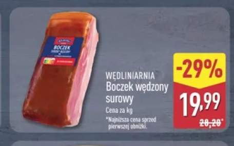 Boczek wędzony surowy Wędliniarnia