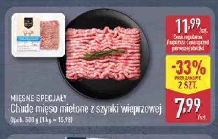 Chude mięso mielone z szynki wieprzowej Mięsne Specjały