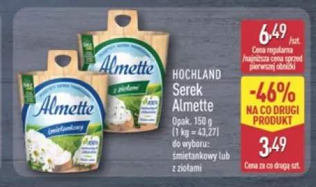 Serek Almette z ziołami Hochland