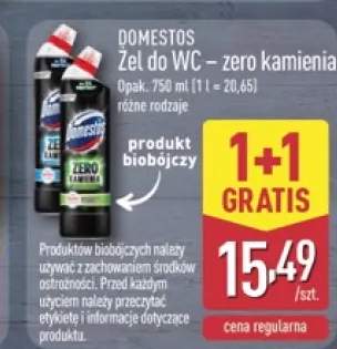 Żel do WC - zero kamienia DOMESTOS