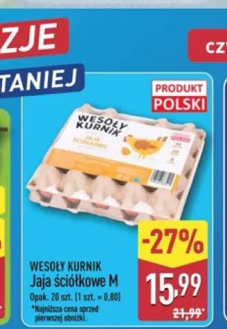 Jaja ściółkowe M Wesoły Kurnik