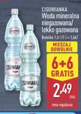 Woda mineralna niegazowana Cisowianka