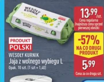 Jaja z wolnego wybiegu L Wesoły Kurnik
