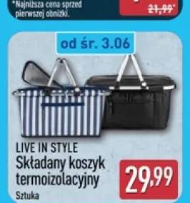 Składany koszyk termoizolacyjny Live in Style