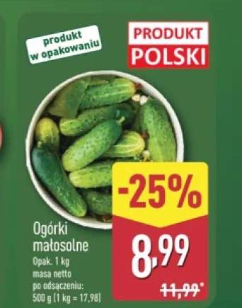 Ogórki małosolne