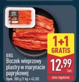 Boczek wieprzowy plastry w marynacie paprykowej BBQ