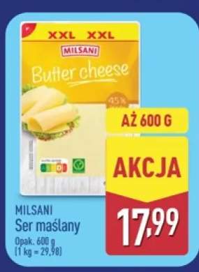Ser maślany Butter cheese XXL Milsani