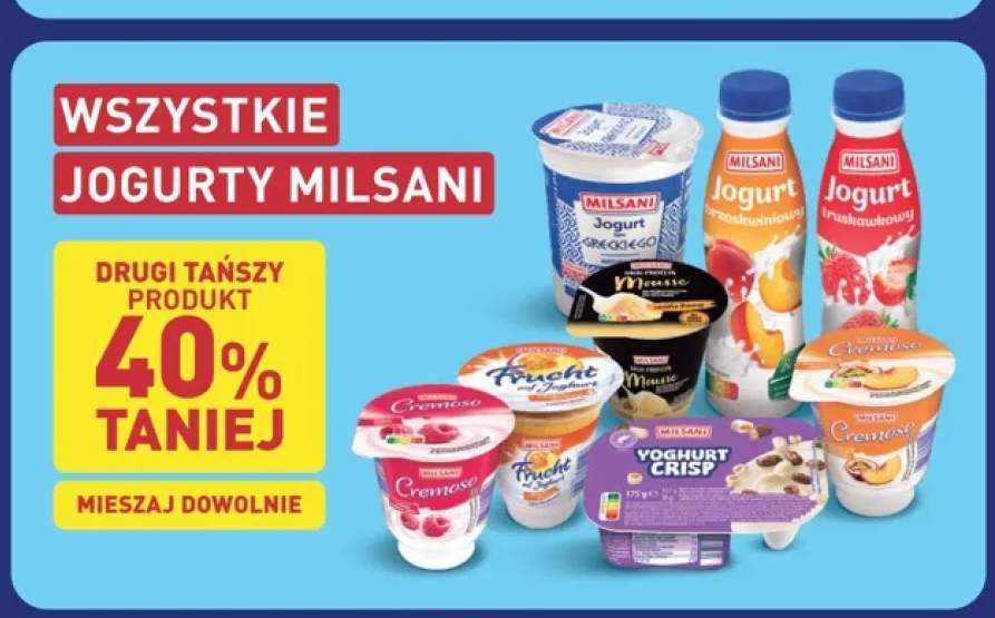 Jogurt Cremoso malinowy Milsani