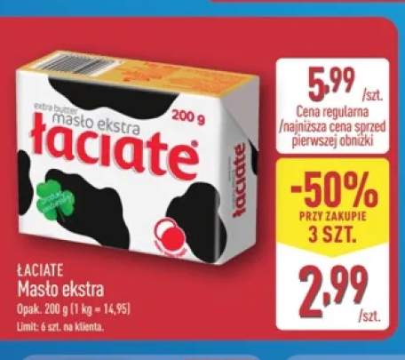 Masło ekstra Łaciate