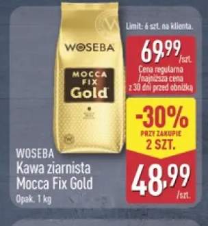 Kawa ziarnista WOSEBA Mocca Fix Gold