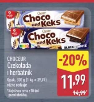 Czekolada i herbatnik CHOCEUR