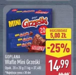 Wafle Mini Grześki GOPLANA