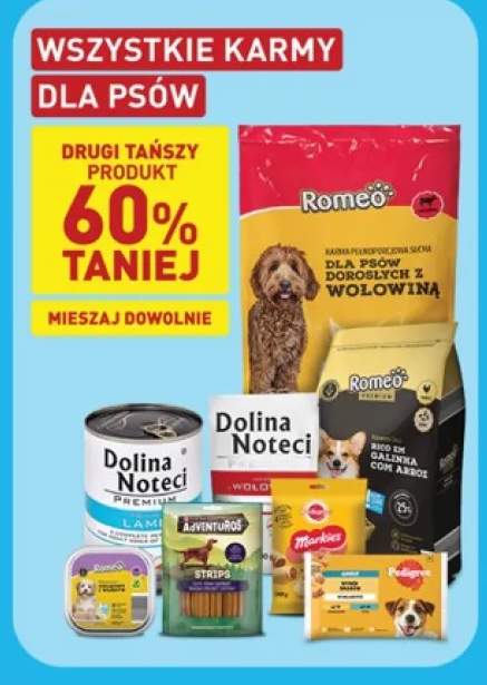 Karma dla psów z kurczakiem i ryżem Romeo Premium
