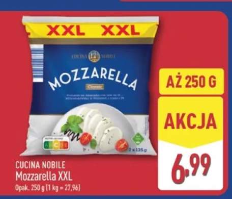 Ser Mozzarella XXL Cucina Nobile 2-pak 125g