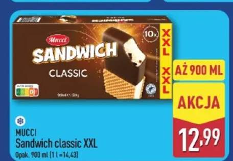 Lody Sandwich classic XXL 10-pak 90ml Mucci